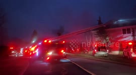 Extinguishing of the Electrical Fire in Indianapolis Home, USA