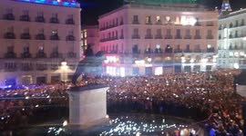 15 Million Gather for New Year's Eve Rehearsal in Madrid, Spain