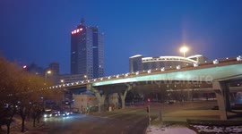 The Central Television Transmission Tower in Beijing, China