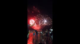 Taken on Beach road at Pattaya, Thailand, They put on a wonderful fireworks display to welcome the new year of 2024