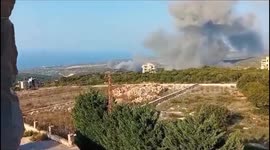 The IDF attack in southern Lebanon