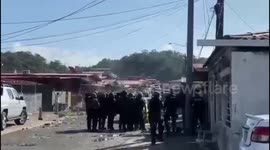 Police Clash with Violent Crowd at Illicit Parking Party in Colon Province, Panama