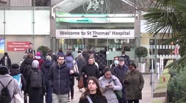 Junior doctors strike continues in London, UK