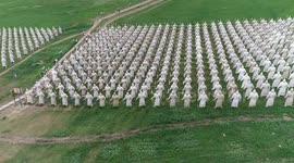 Kehan Mountain Scenic Spot in Holingol, China