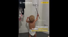 Sneaky Toddler Makes Great Escape