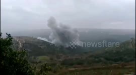 Israel air raid on Majdal Zoun in Lebanon