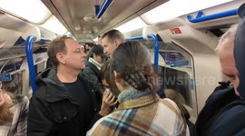 The annual No Trouser's rude on the London Underground saw commuters lose their Trousers on the tube