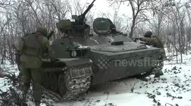 Russian says it fired thermobaric rockets at Ukrainian military positions