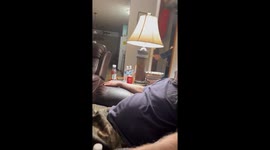 Adorable grandparents beyond happy after grandkids pop up for a surprise sleepover