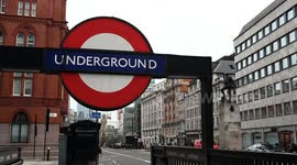 People leaving Chancery Lane Station in Central London, United Kingdom