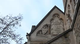 Statue of Sir W Powells Almshouses, Fulham, London, United Kingdom