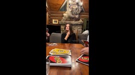 Family try to keep it together as boy left in tears by Uno drama