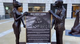 Stunning wildlife sculptures in London raise awareness of endangered species