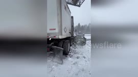 Icy Chaos on I-80 as Accidents Surge Over Snowy Donner Summit, CHP Urges Caution in Soda Springs, CA, USA