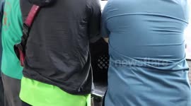 Vets collect sperm samples from rare animals for artificial insemination at Thai zoo