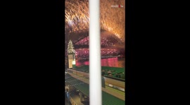 Friends in awe after being treated to a once-in-a-lifetime view of Sydney Harbour fireworks