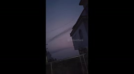 Massive flock of black birds take over the sky in eastern China