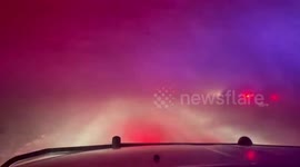 No-Go Snow For Drivers In Walker, KS, USA