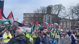 Crowds cheer for South Africa delegation as ICJ case ends in The Hague