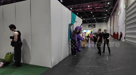 The Teletubbies make an appearance at this years Dragcon Uk