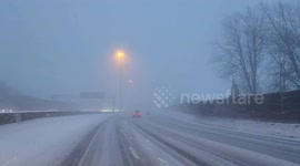 Intense Snow Squall Impacts Kitchener/Waterloo