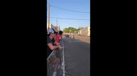 Cyclist overlap sparks last-lap carnage in semi-pro criterium race