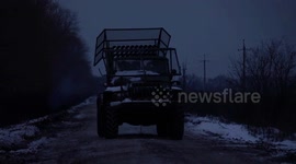 Russia claims it fired BM-21 'Grad' MLRS at Ukrainian military positions in Kupiansk