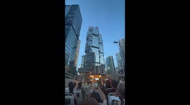 Skyscrapers from British Hong Kong amaze Chinese visitors