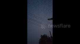 China: Massive Flock Of Soaring Birds Spotted Over Sky In Tongling, Anhui