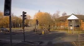 Archive footage: Brothers Sent Flying as Police Forcefully Stop Stolen Bike Getaway in Nottingham, UK