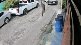 Boy, 7, struck by rear door of passing truck in Bangkok