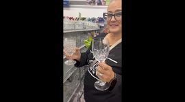 Thrift Shopper Explains the Difference Between Crystal and Glass