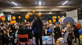 British-Israelis sing for baby Kfir in London as he marks his first birthday held captive in Gaza