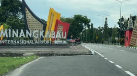 Indonesian airport closed due to volcanic ash from erupting Mount Marapi