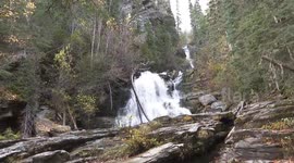 Scenic Views of the Northern Rocky Mountain Range in the Yukon, Canada