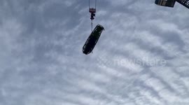 Injured Worker Safely Lowered from Construction Site in Washington, USA