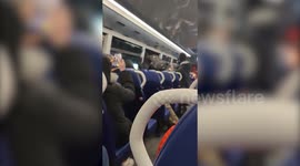 London double decker bus evacuated after entire window falls out in front of baffled passengers