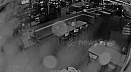 DUI Driver Crashing Through Dental Office into Restaurant in Clearwater, USA