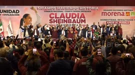 Mexican voters favor Sheinbaum as the presidential frontrunner in Mexico City, Mexico