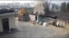 Chinese man miraculously survives after soaring onto rooftop in methane explosion