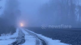 US: Fog Shrouds Tri-State Area Causing Low Visibilities