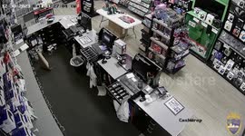Burglars Smash Stolen Car into Gaming Stores in Jacksonvilleusa, USA