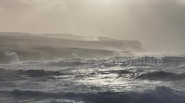 Storm Isha, Cliffs of Moher, Ireland