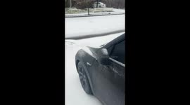 Car Door Freezes Shut In Oregon Cold