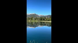 video tomado de mi casa en Lago hermoso Argentinfilmado en Enero a