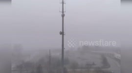 Mysterious Fog Takes Over Hamilton, OH, USA