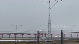 Fog Shrouds Rochester, NY, USA