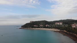 File Footage: Beach in Beihai, China