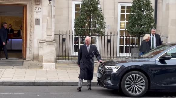 King Charles III leaves London hospital after prostate operation