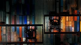 Tuanjiecun Railway Central Station Working Scene in Chongqing, China